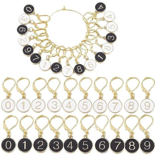 Stitch Markers Enamel Clip 20 pcs 1