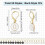 Stitch Markers Enamel Clip 20 pcs 3