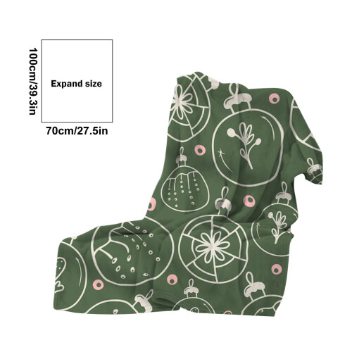 Manta de Natal de flanela macia, estilo fleece, 127 x 152 cm (50 x 60 polegadas) 1