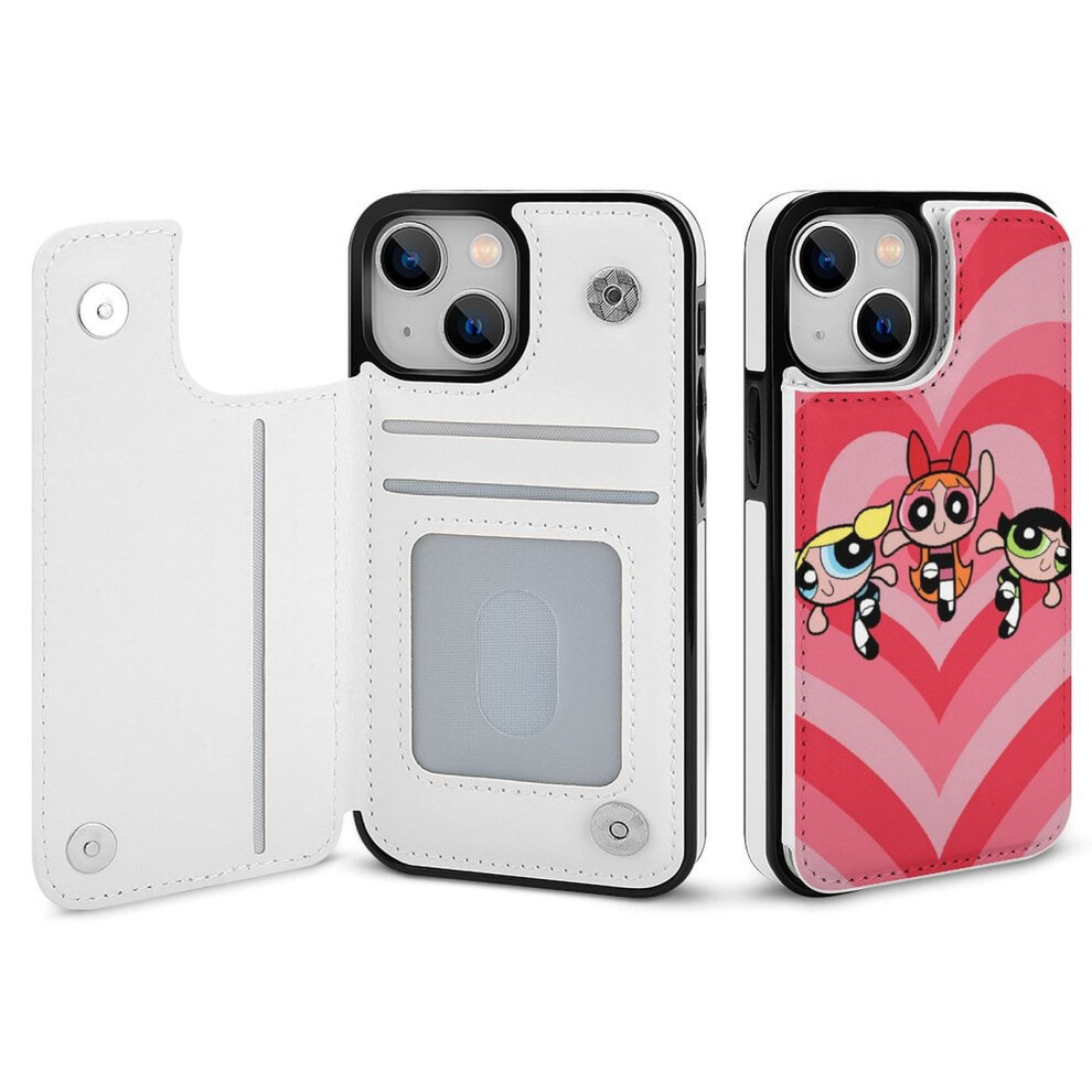 Powerpuff Girls Iphone 14 Wallet Case With Card Holder And 301029559662