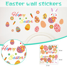 Easter wall decal 11.8x22.4 inches