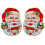 Weihnachtspapier-Weihnachtsmann-Aufkleber, 2er-Pack 6
