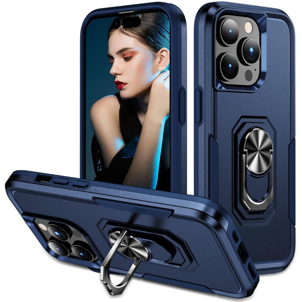 Iphone 14 Pro Max Case With 360 Rotating Ring Stand And 301029577222