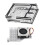 Capa protetora acrílica Jixopn para Raspberry Pi 5 4GB/8GB 2