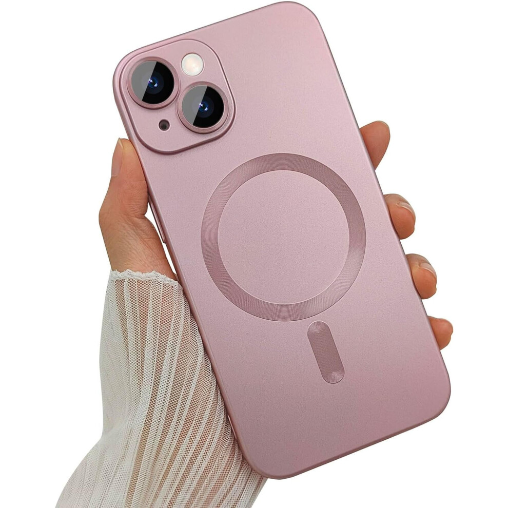 Matte Soft Iphone 13 Mini Case Metallic Finish With Pink 301029253065