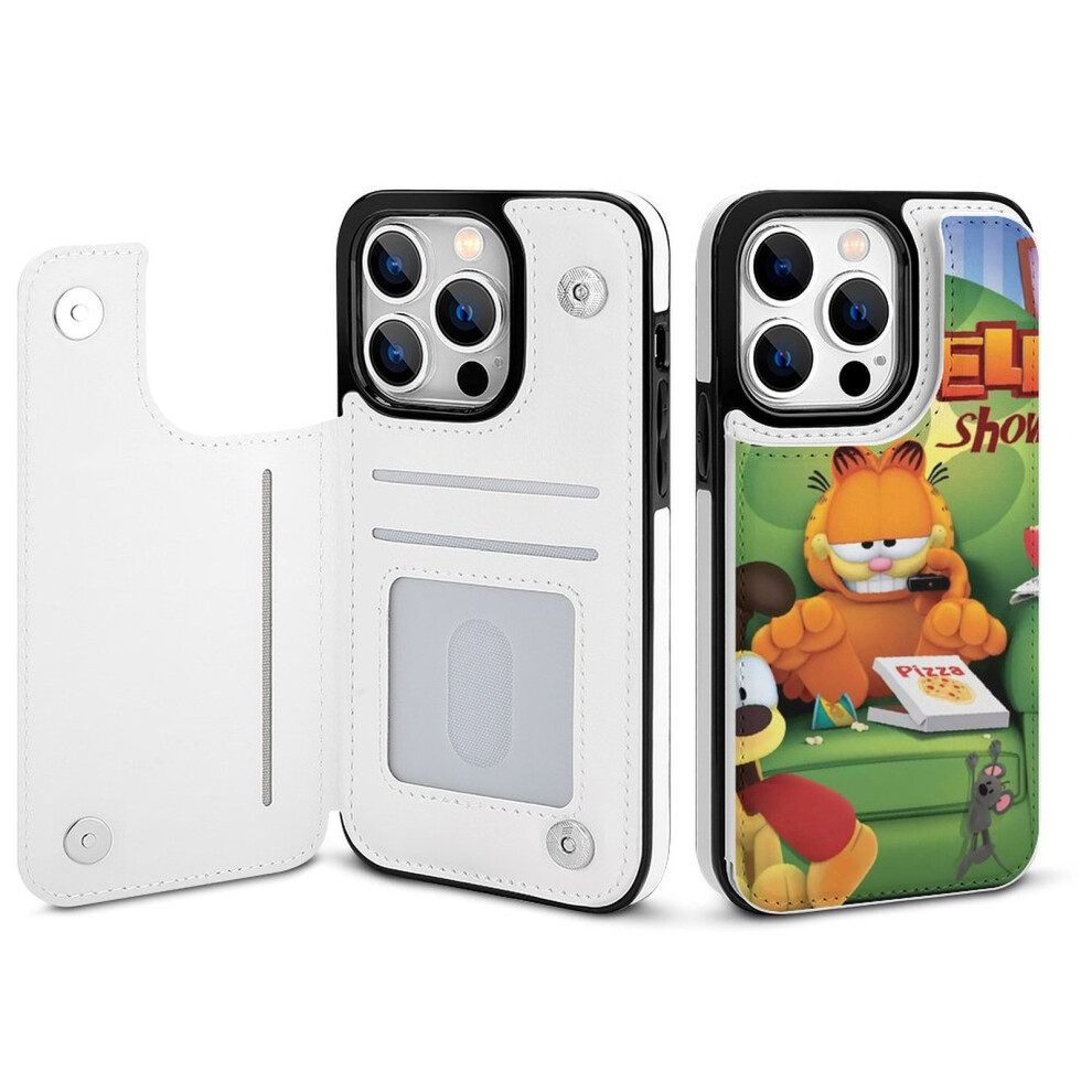 Garfield Iphone 14 Pro Wallet Case With Card Holder And 301029562402