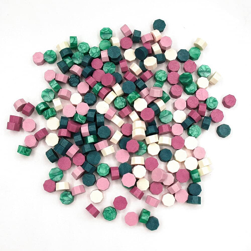 Perles de cire à cacheter, couleurs assorties, 210 pièces 2