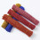 Sparkle Pipe Cleaners Foil Wire Stems Orange 100PCS 8