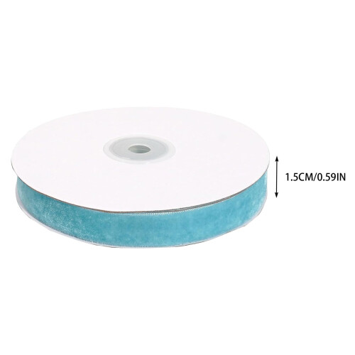 Samtband, 1,6 cm x 9,1 m, Weihnachtsdekoration 1