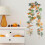 Fall maple leaf garland artificial hanging vine 6 ft 1