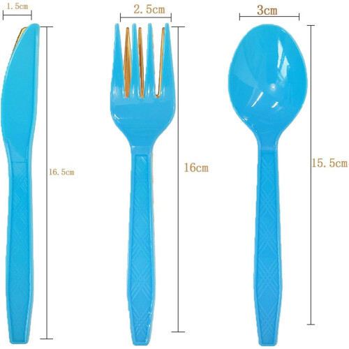 Stevige plastic bestekset, 30 stuks 2