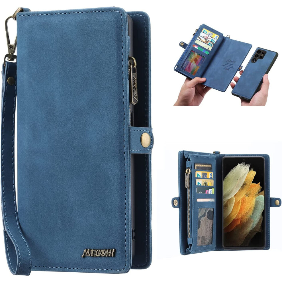 Samsung S23 Ultra Wallet Case Leather Flip With Card Slots 301029572159