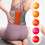 Draadloze taillemassage met verwarming en stalen ondersteuning 4