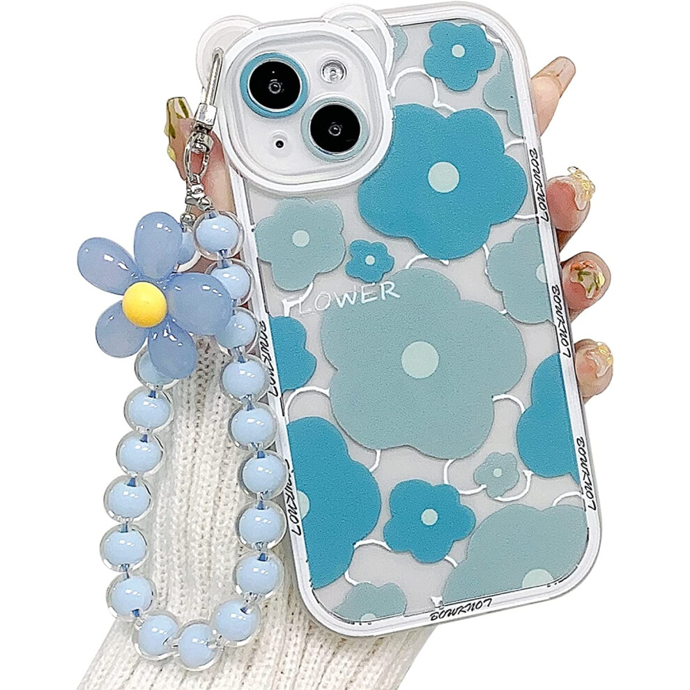 Iphone 14 Case Floral Bear Design Clear Tpu Cover 301029247989
