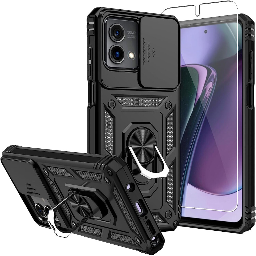 Moto G Stylus 5G 2023 Case Military Grade Black 301029571800