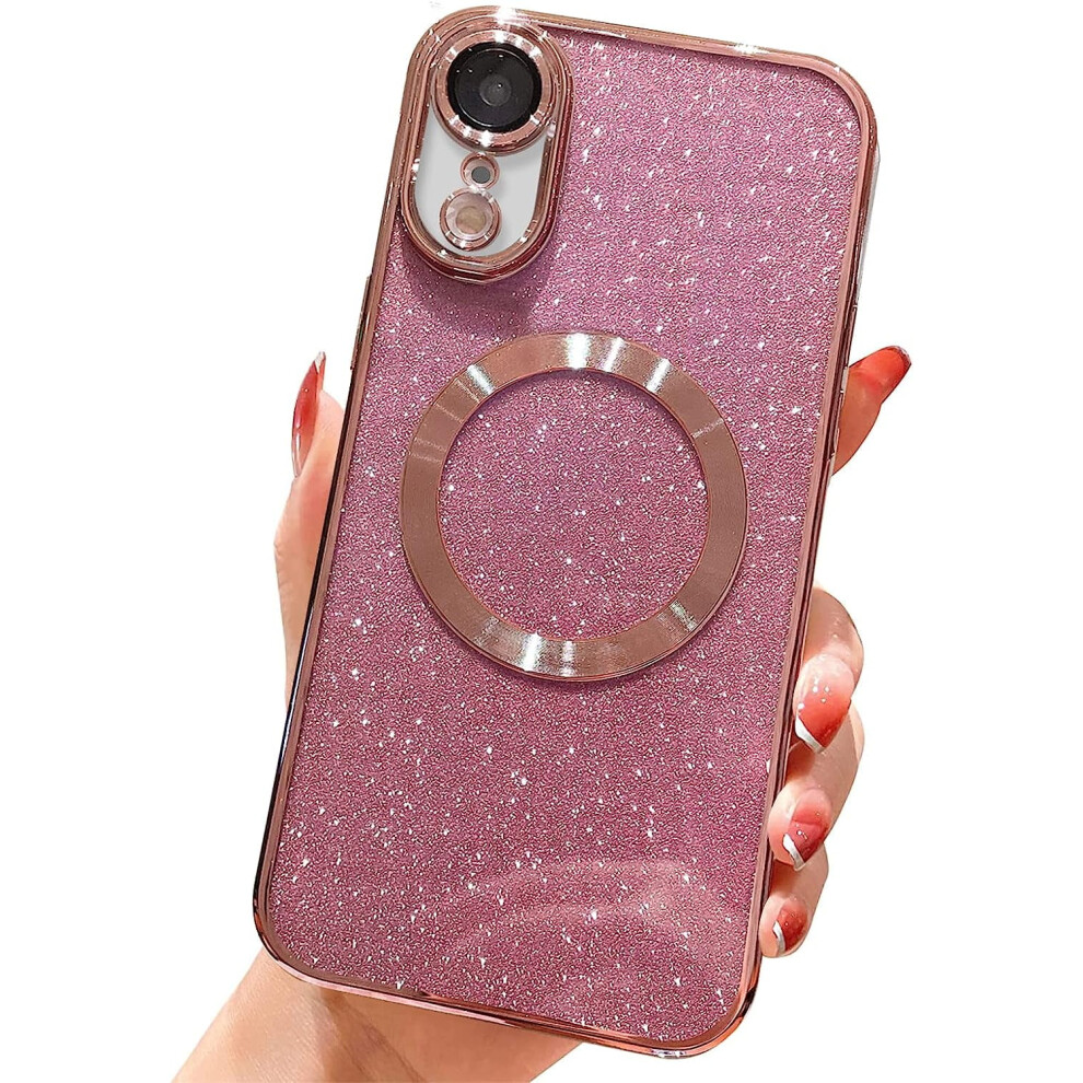 Iphone Xr 6.1" Magnetic Glitter Case Pink 301029252853