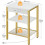 End Table with USB Charging Station and 3-Tier Adjustable 3