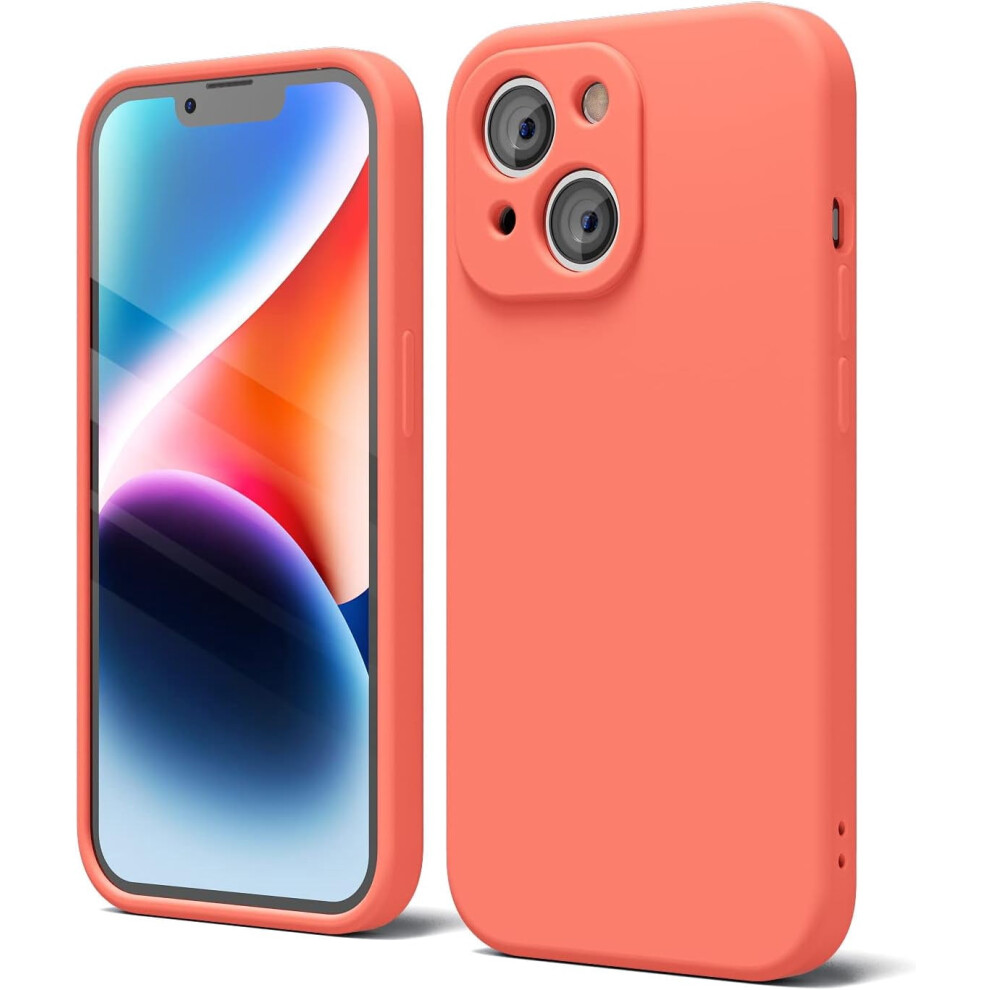 Silicone Iphone 14 Plus Case With Camera Cover 301029572722