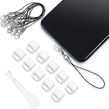 USB-C cleaning tool set with rope and brush