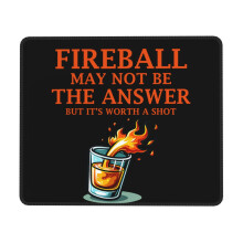 Imeall rubair ceap luiche Fireball Cinnamon Whiskey