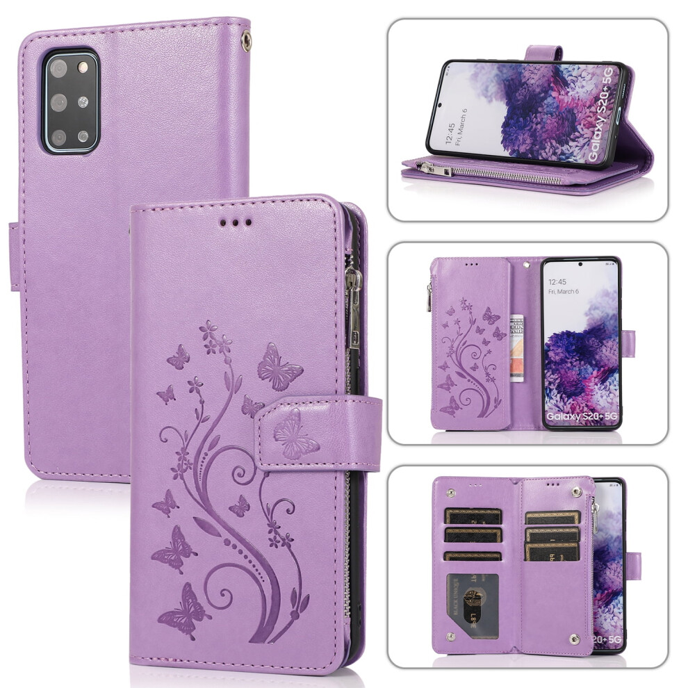 Butterfly Case For Samsung Galaxy S20+ 5G 6.7" Purple 301029248092