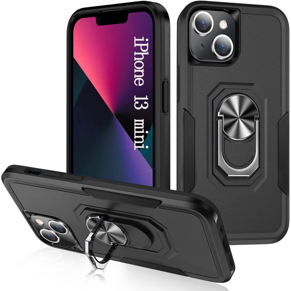 Iphone 13 Mini Case Dual-Layer Shockproof With Black 301029576751