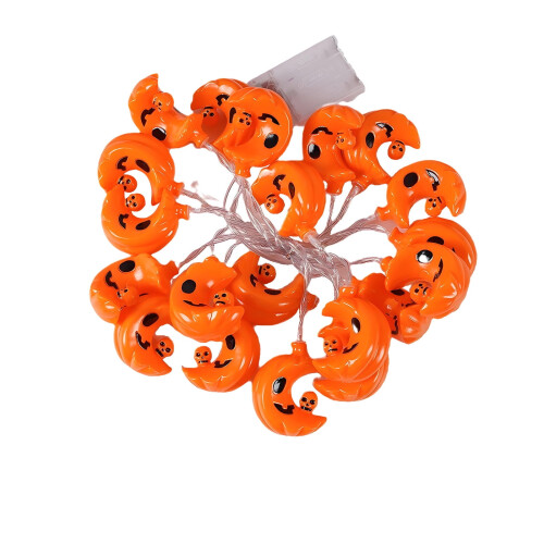 Halloween pumpa ljusslinga orange vattentät 3 meter 1