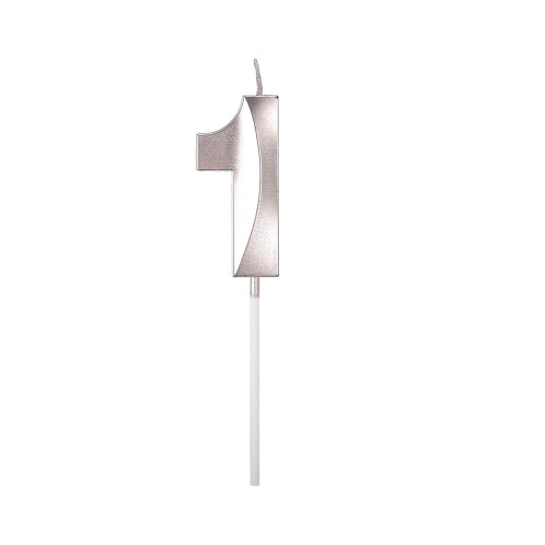 Juego de 12 velas de cumpleaños Champagne3D