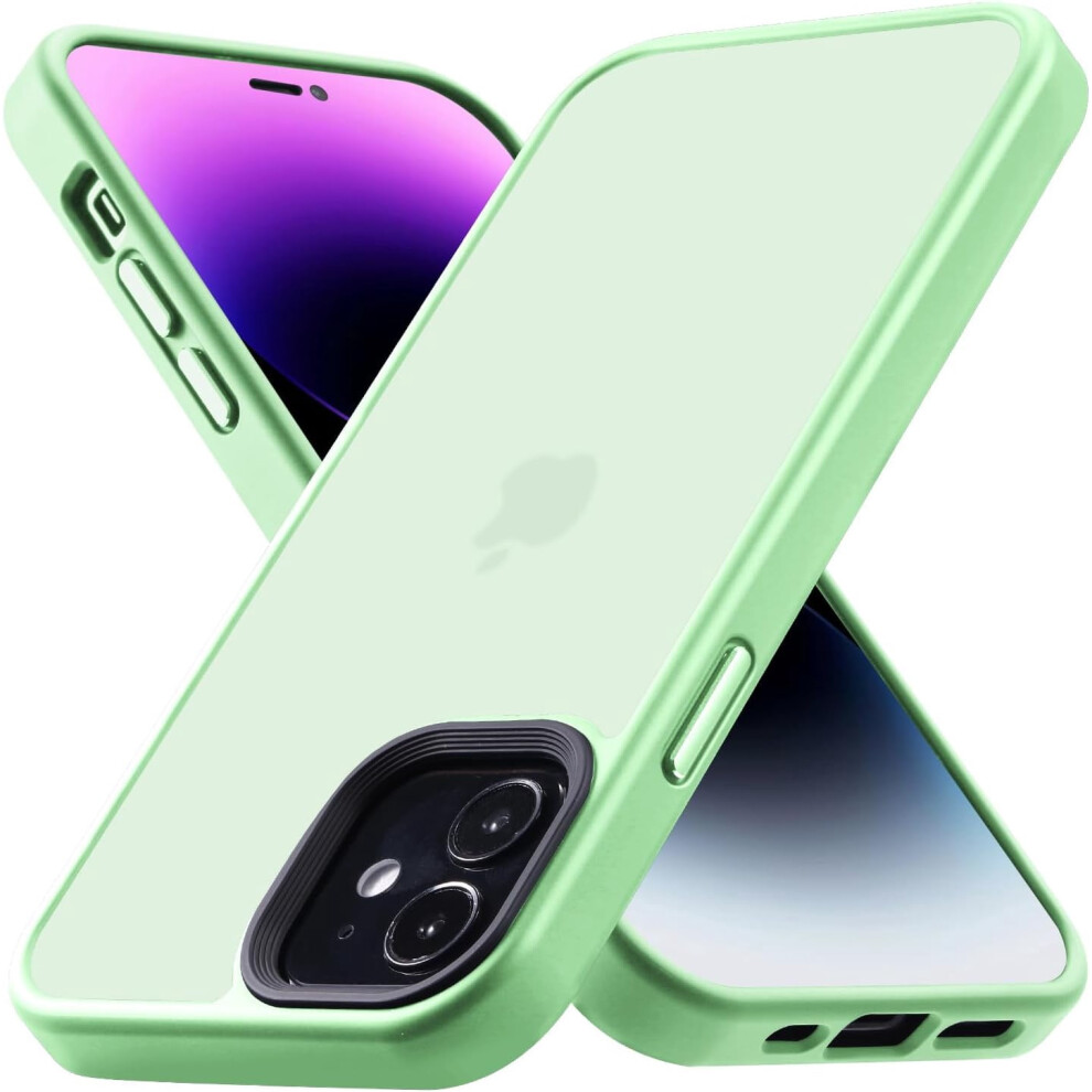 Iphone 12 And 12 Pro Case Shockproof Slim Translucent Pale 301029240102