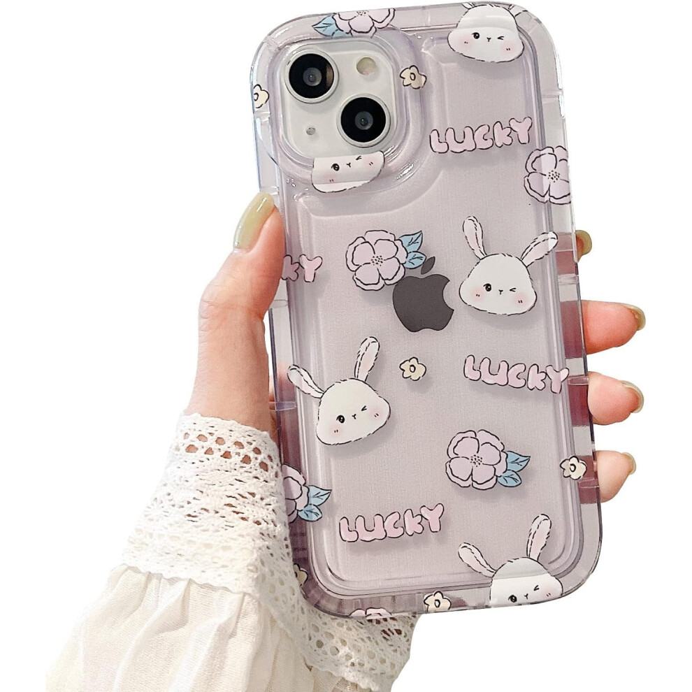 Bunny Phone Case For Iphone 12 Pro Max Clear Rabbit Purple 301029572685