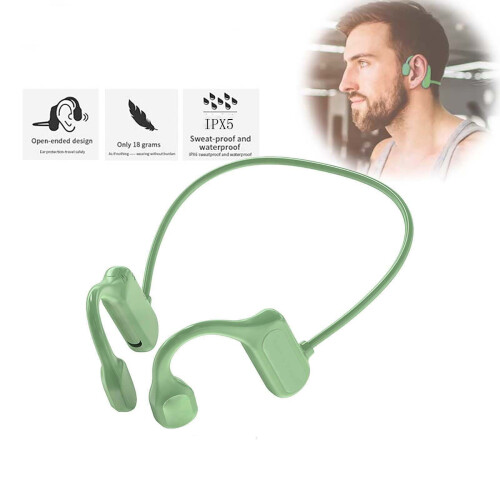 BL09Bluetooth 5.2 benledningsheadset, svettåligt