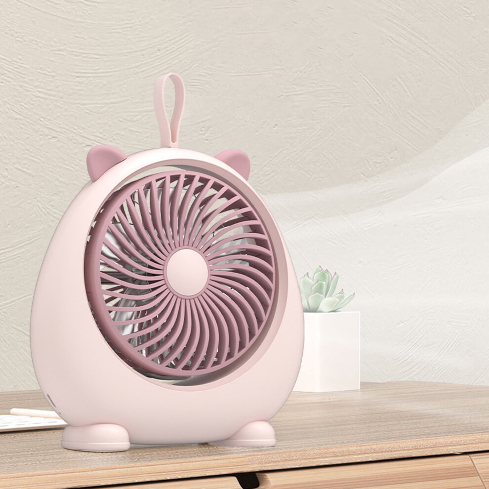 Usb Rechargeable Desktop Fan Silent Portable For Dorm Office 969218141885