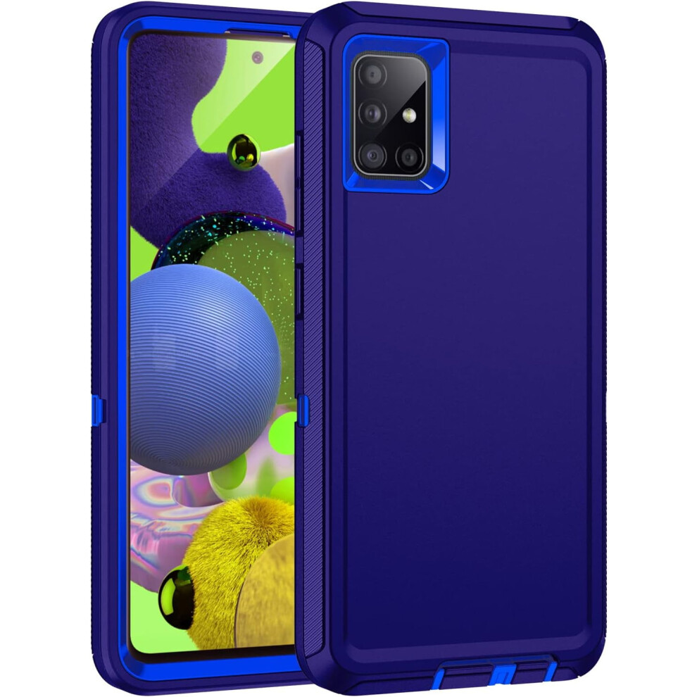 Galaxy A51 5G Case Shockproof Dustproof 3-Layer Dark Blue 301029241390
