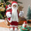 Weihnachtsmann-Figur, stehend, Dekoration, 30 cm 1