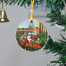 Weihnachtliches Wandschild aus Kunstharz, Dekoration für Zuhause oder Büro, 1 Stück