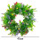 Lssam Wreath for Front Door 45 cm Spring Summer Decor 3