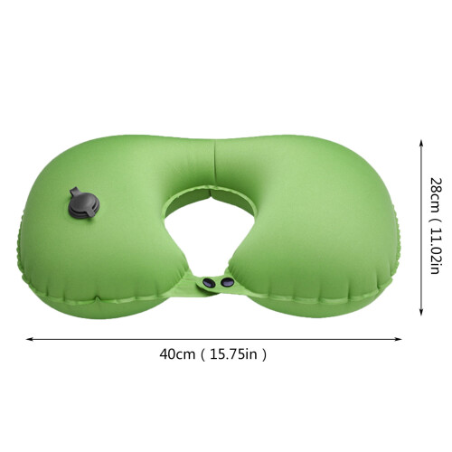 U-shaped inflatable neck pillow portable office pillow 1