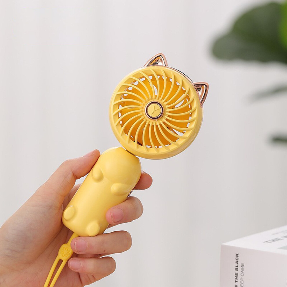 Portable Handheld Fan Usb Rechargeable 2000Mah 969218142455