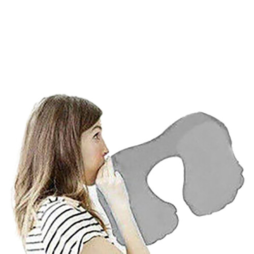 U-shaped inflatable neck pillow portable office pillow 2