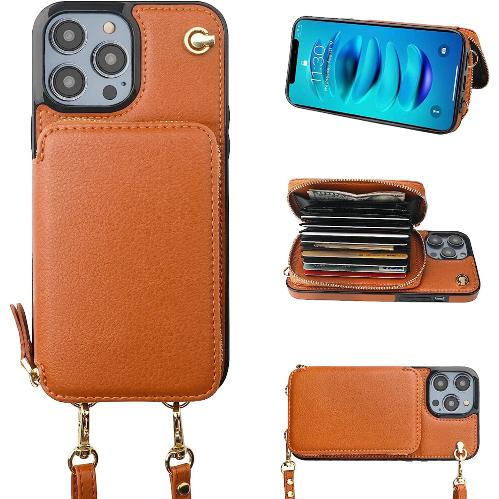 Iphone 14 Pro Max Crossbody Wallet Case With Rfid Blocking 301029240003