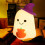 Halloween ghost night light USB charging silicone adjustable 4