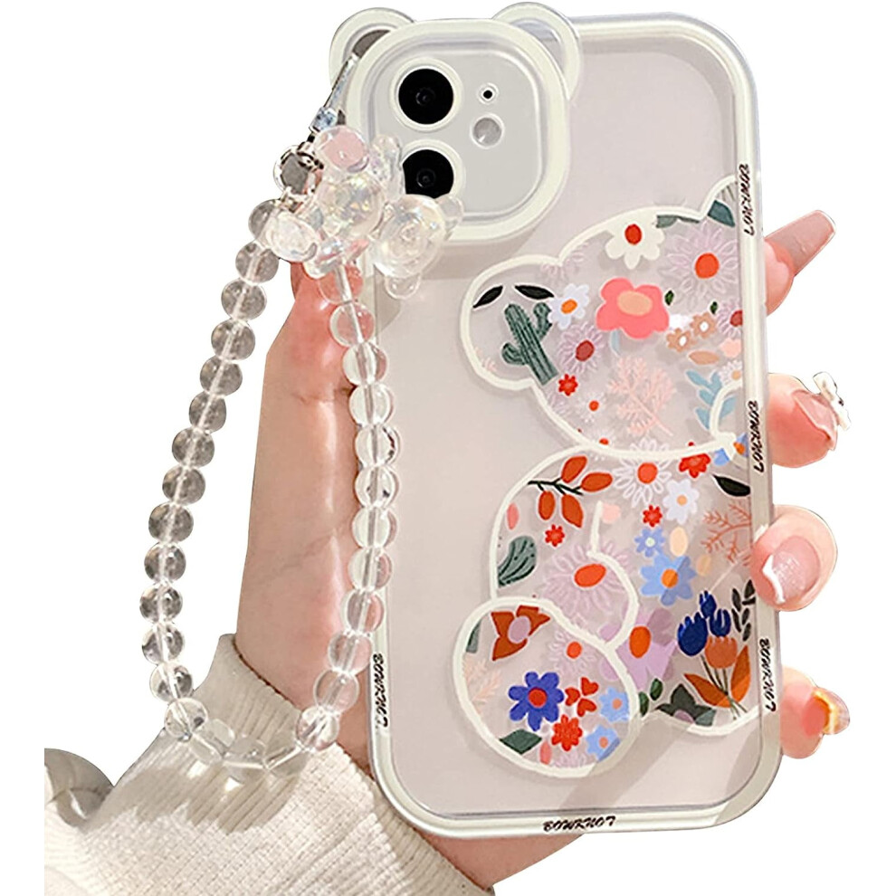 Bear Floral Iphone 11 Case Soft Tpu Shockproof 1 301029247941