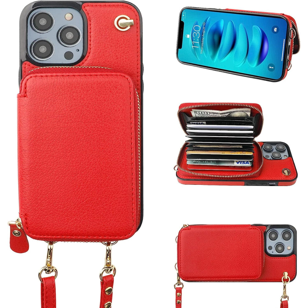 Iphone 14 Pro Max Crossbody Wallet Case With Rfid Blocking 301029239991