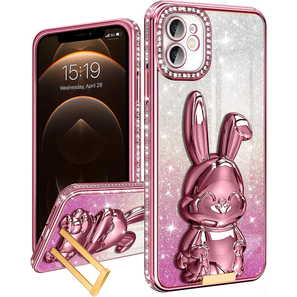 Glitter Phone Case For Iphone 11 Rhinestone Design 1Pc 301029240737