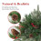 Lssam Lighted Artificial Christmas Urn Filler 1 pc 6