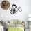 3D Mirror Wall Clock Sticker Black Home Decor 7
