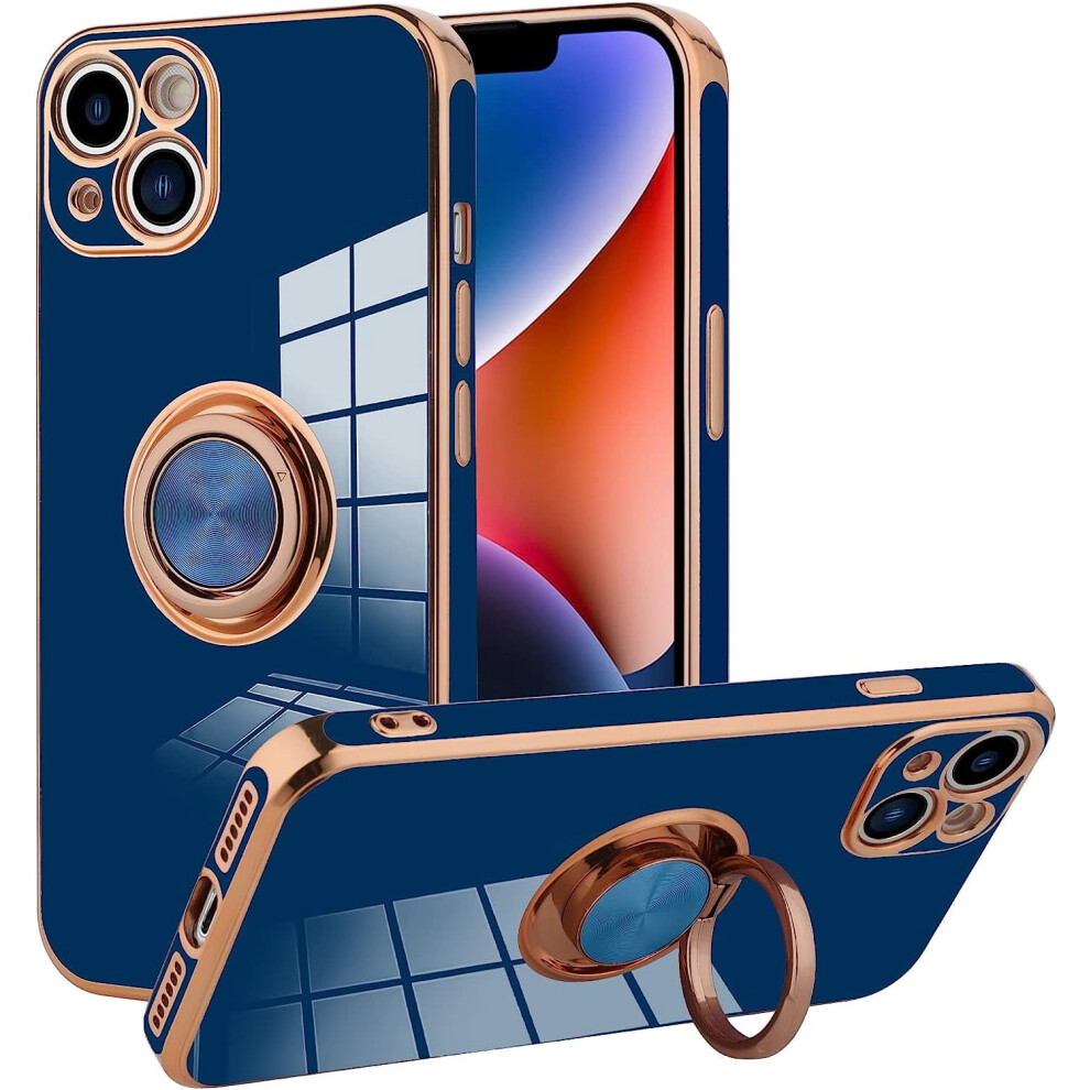 Iphone 14 Plus Case 6.7 Inch Magnetic Kickstand Blue 301029576096