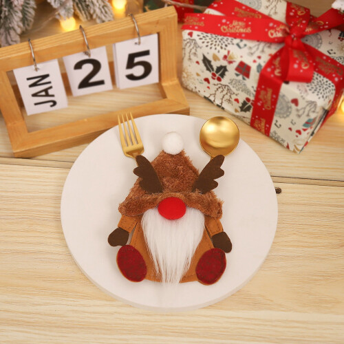 Christmas Snowman Cutlery Set Tableware Bag 12-Piece