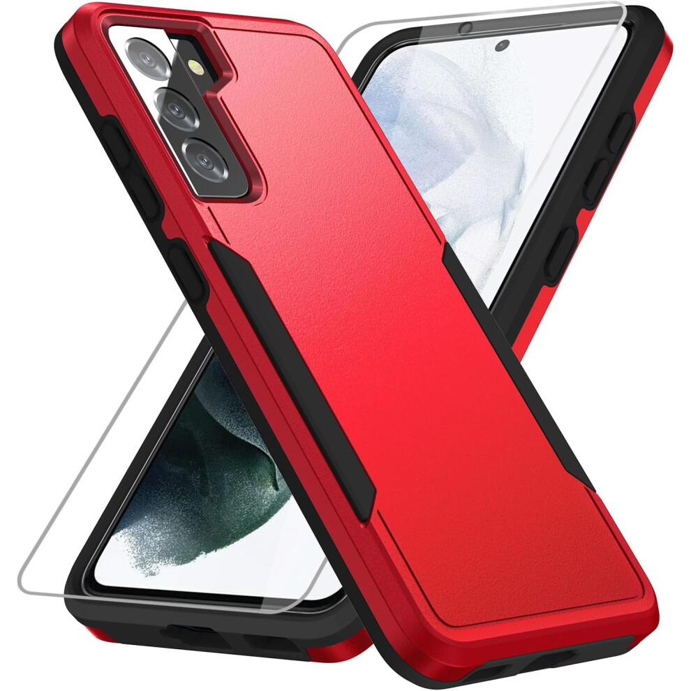 Galaxy S21 Fe 5G Case Military-Grade Shockproof With Red 301029575945