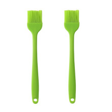 Lot de 2 pinceaux à badigeonner en silicone résistant à la chaleur, pour pâtisserie, huile, beurre, sauces et marinades, idéaux pour le